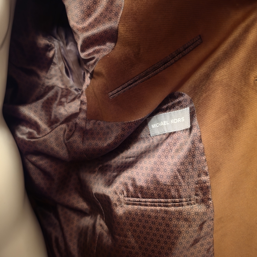 Vintage~Michael Kors Brown Corduroy Blazer - Picture 3 of 6
